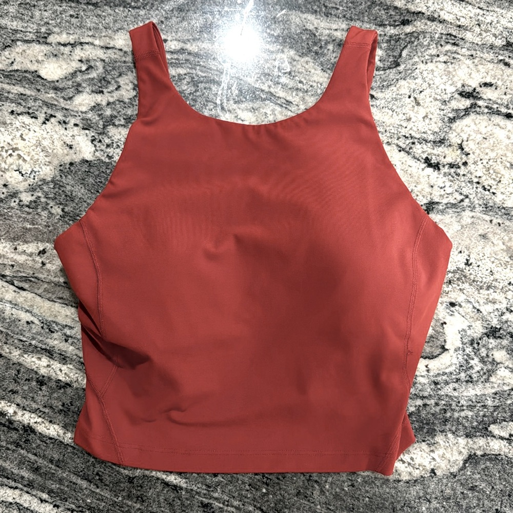 lululemon athletica Rust Red Tank Top